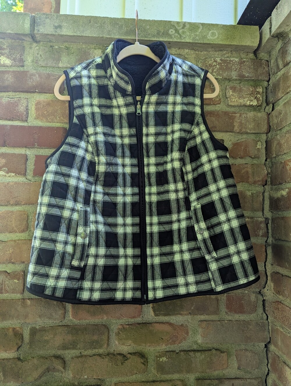 Croft & Barrow Reversible Vest Women's Size PXL